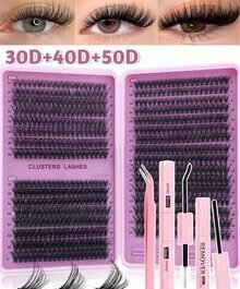 640pcs Cluster False Eyelashes